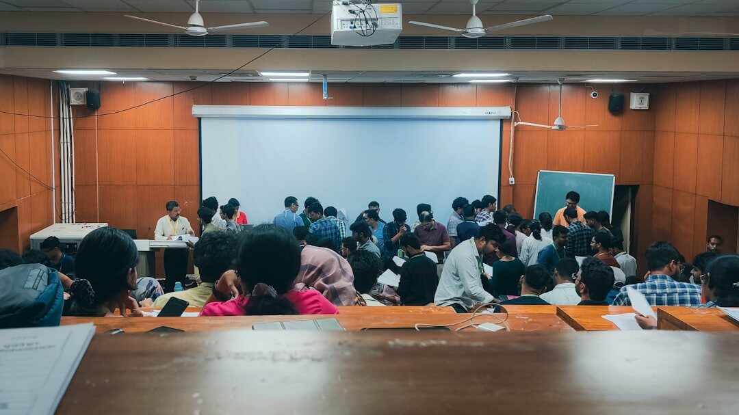 Masterclass workshop with group of journalism students